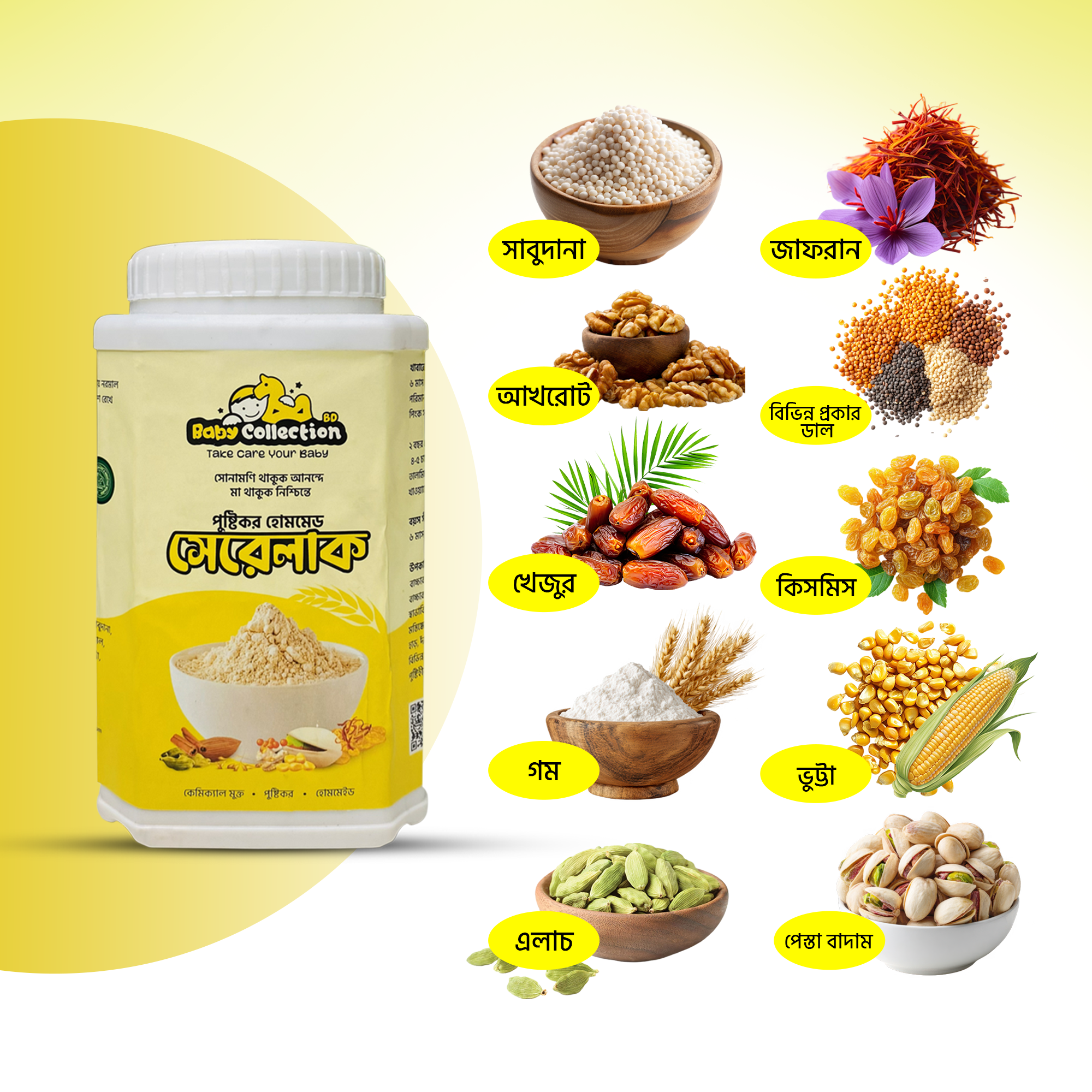 পুষ্টিকর হোমমেট সেরেলাক - Cerelac